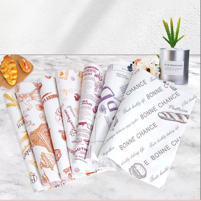 40gsm Greaseproof Food Wrapping Paper 10x10 Cake Packaging Jumbo Roll