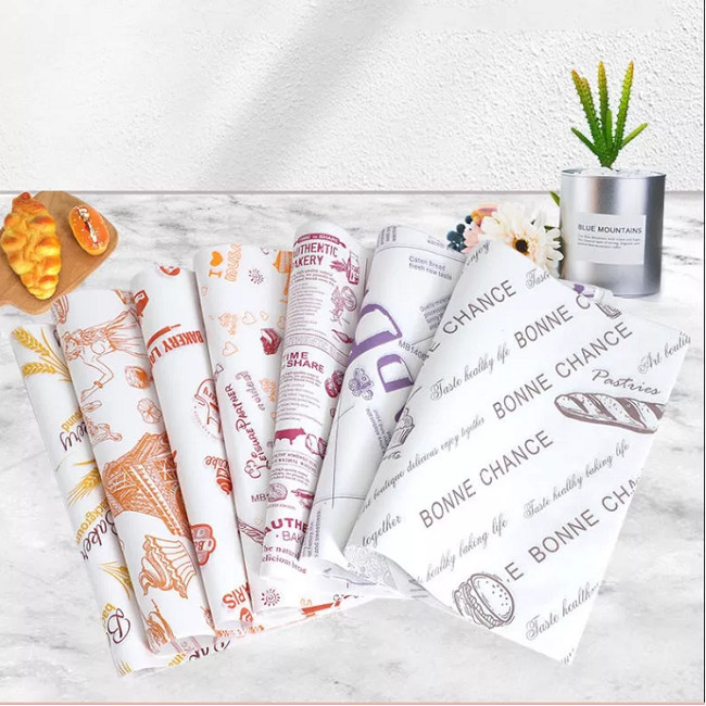40gsm Greaseproof Food Wrapping Paper 10x10 Cake Packaging Jumbo Roll